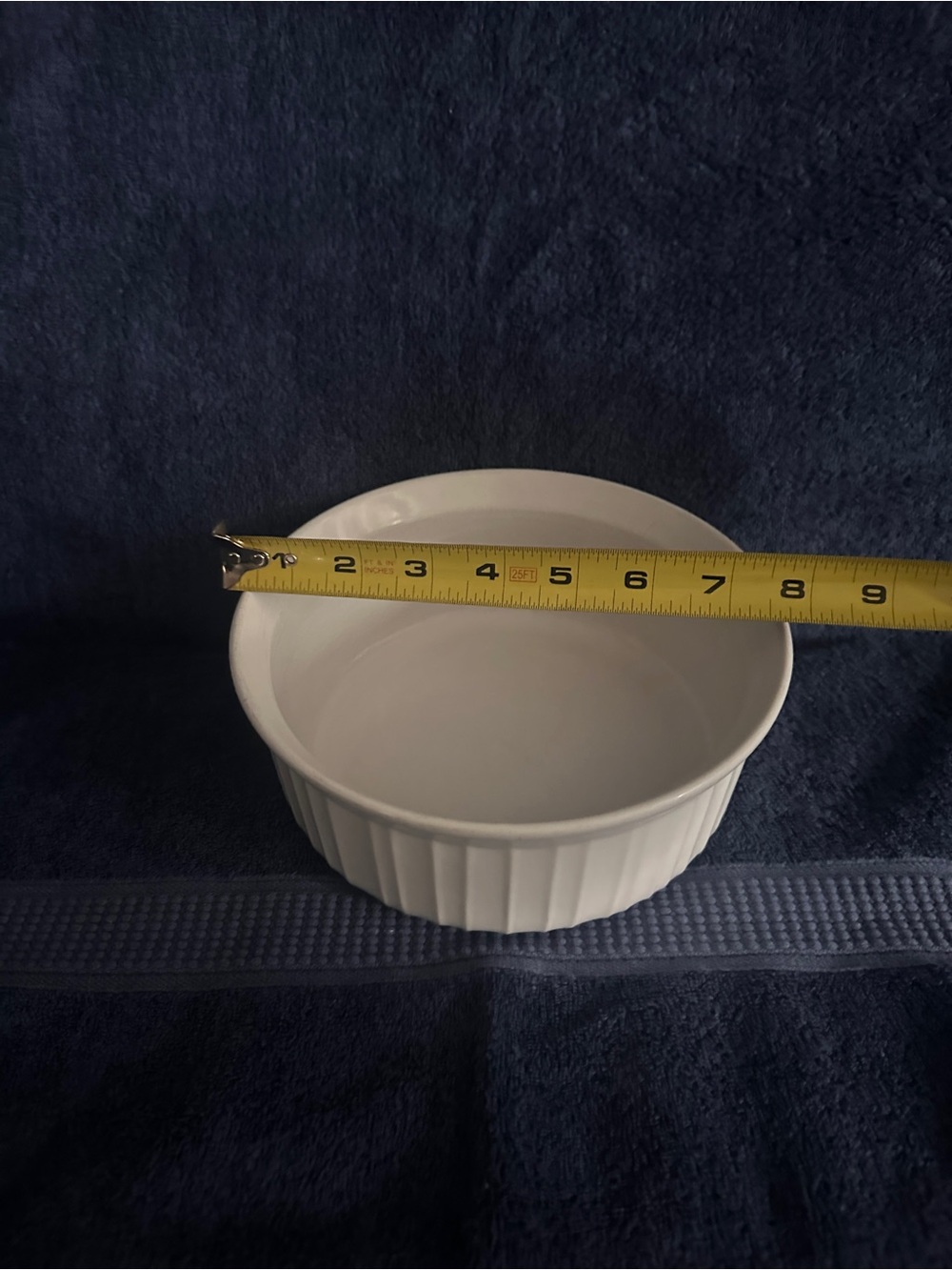 CorningWare French White Round Casserole Dish 1-1/2” Quart - Picture 2 of 4